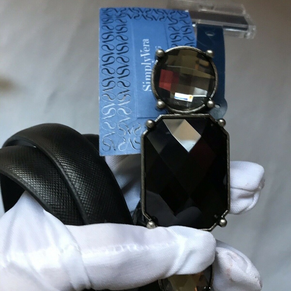 NWT! Vera Wang Belt W Jewel Embellishment Small